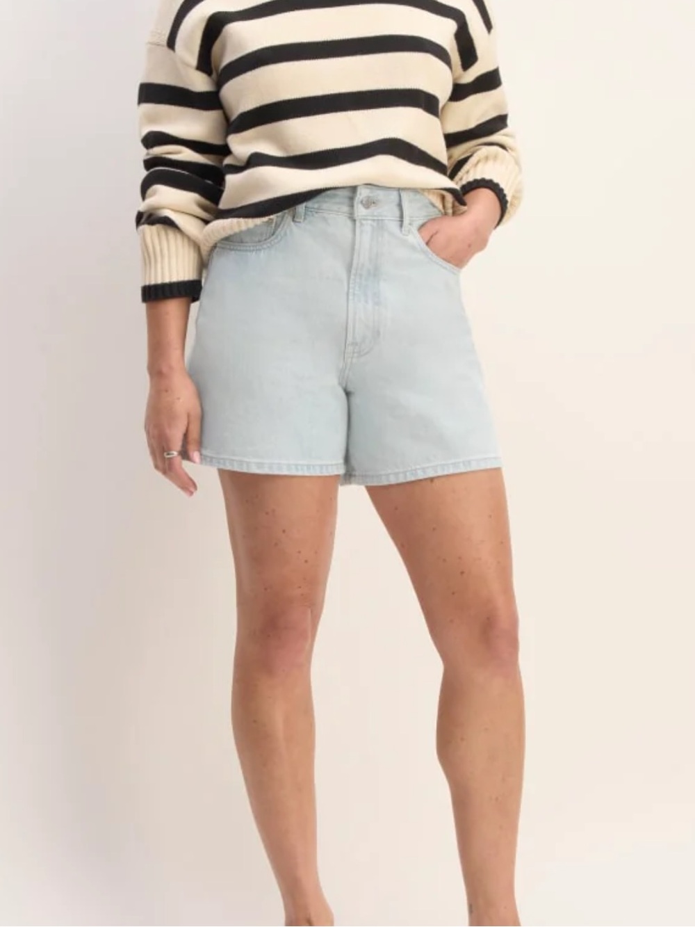 Everlane The A-Line Denim Short